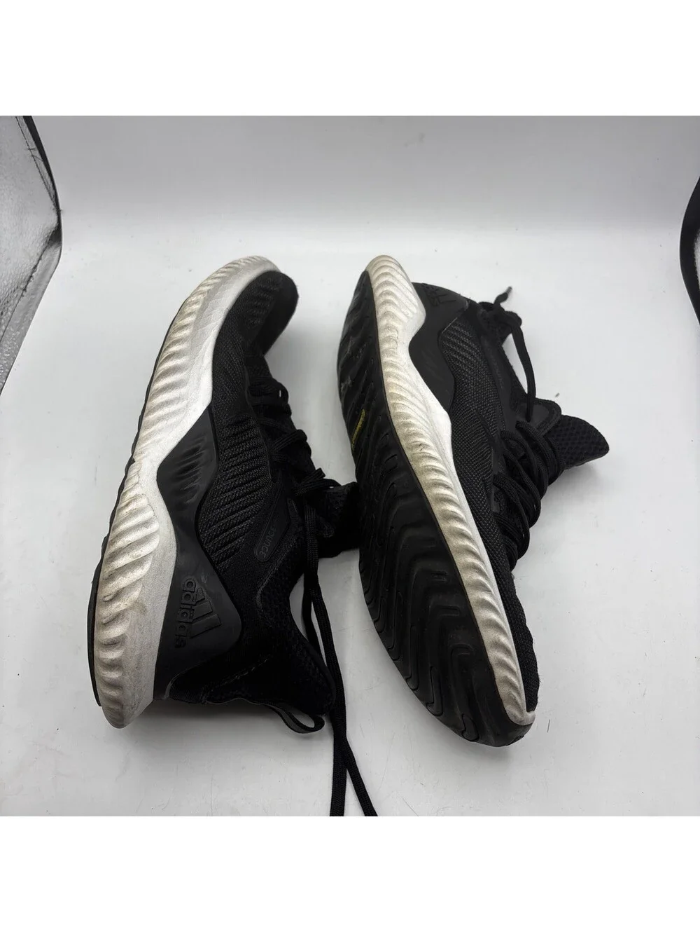 Adidas AlphaBounce Shoes Men's Size 10.5 Black Running Continental